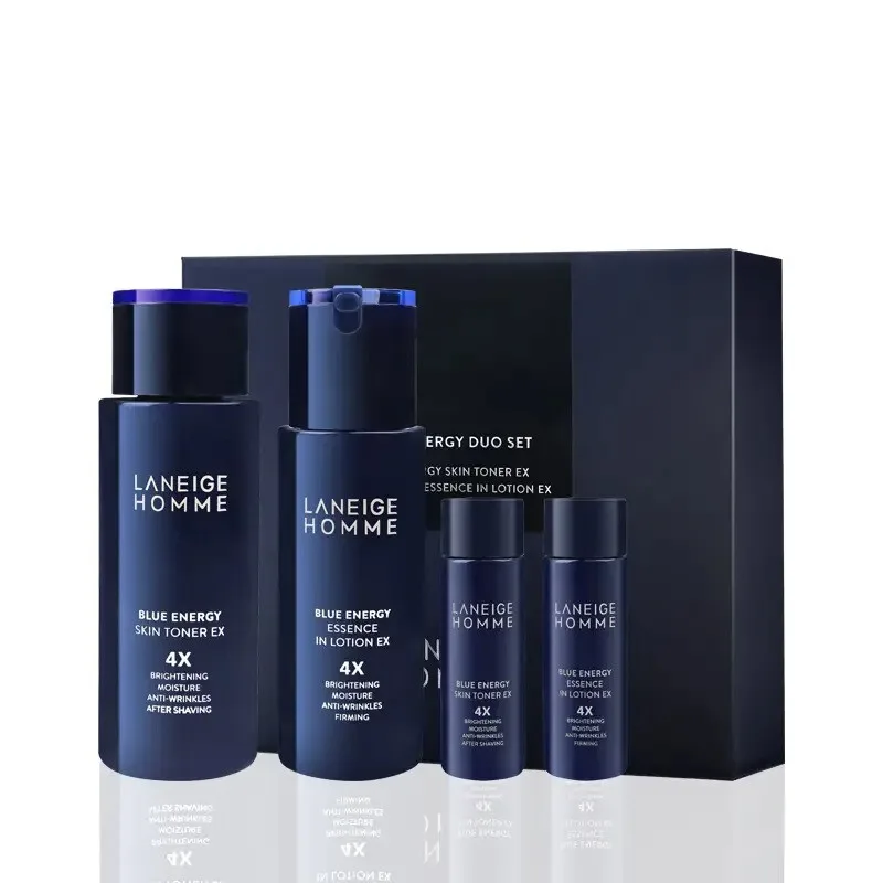 revitaliserende diepzee toner- en emulsieset voor mannen (toner 180 ml + emulsie 125 ml + toner 25 ml + emulsie 25 ml/set) de Laneige – photo du produit