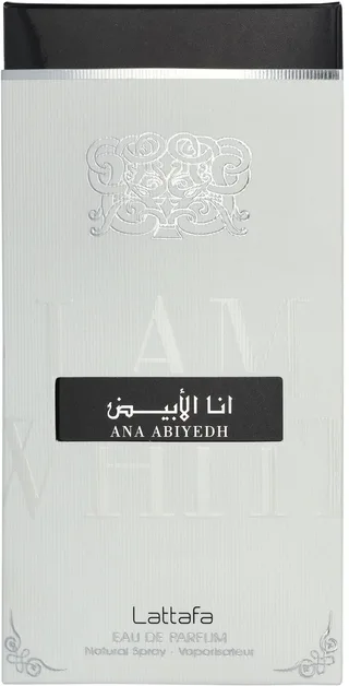 Ana Abiyedh I Am White eau de parfum spray (unisex) fra Lattafa i 60 ml – produktbillede 1 af 2