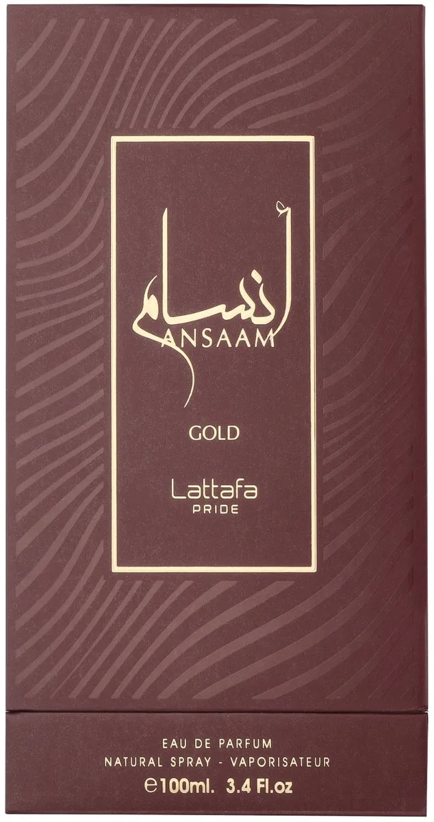Ansaam Gold Edp U van Lattafa in 100 ml – productfoto