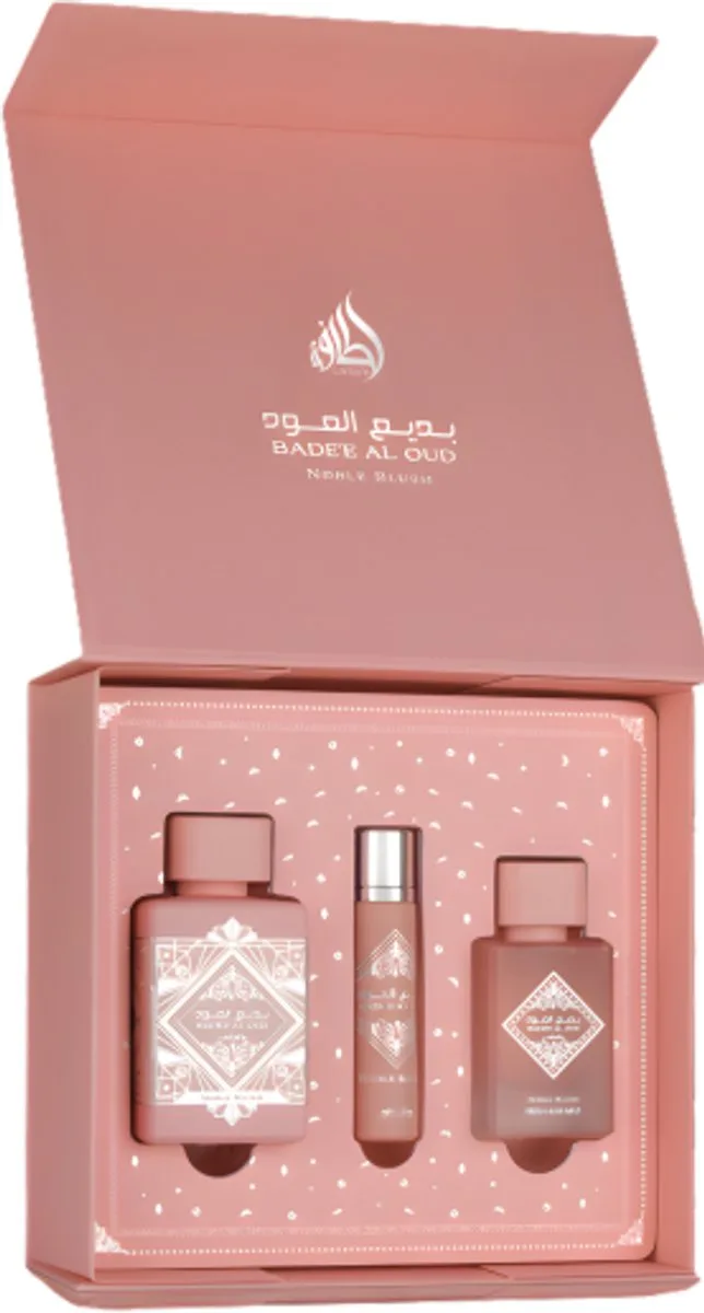 Bade'e Al Oud Noble Blush Gift Set - Eau de Parfum von Lattafa – Produktfoto