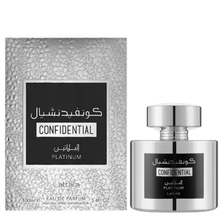 Confidential Platinum Eau de Parfum van Lattafa in 100 ml – productfoto 1 van 2