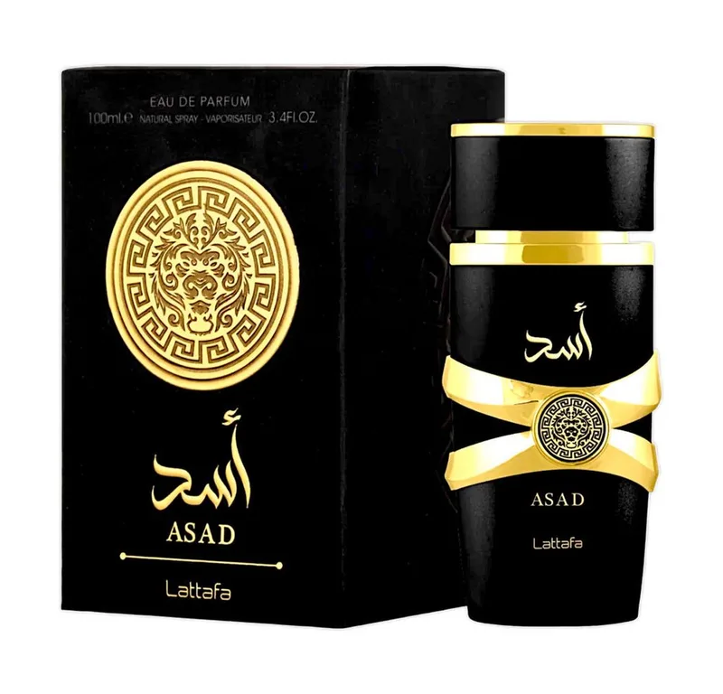 Duft-Set Asad, Zanzibar, Asad Bourbon EDP 100 ml + Parfümzerstäuber (leer) Set fra Lattafa – produktbillede 2 af 4