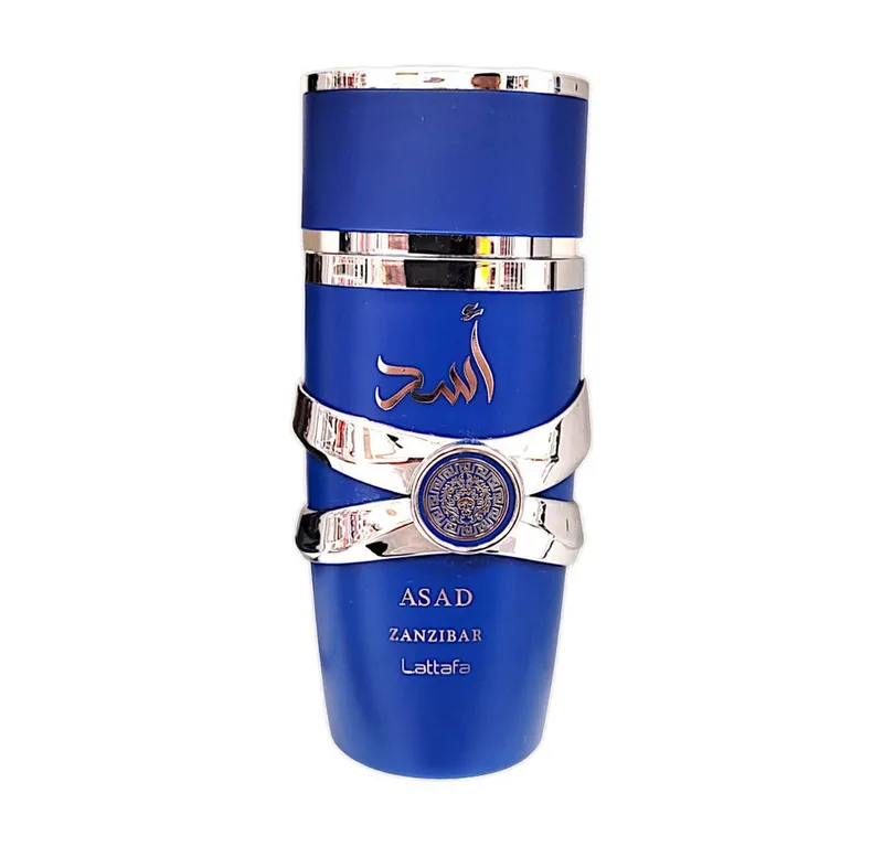 Duft-Set Asad, Zanzibar, Asad Bourbon EDP 100 ml + Parfümzerstäuber (leer) Set fra Lattafa – produktbillede 3 af 4