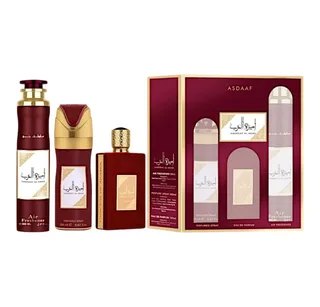 Duft-Set Asdaaf Ameerat Al Arab SET Eau de Parfum 3 Teilig von Lattafa – Produktfoto 2 von 2