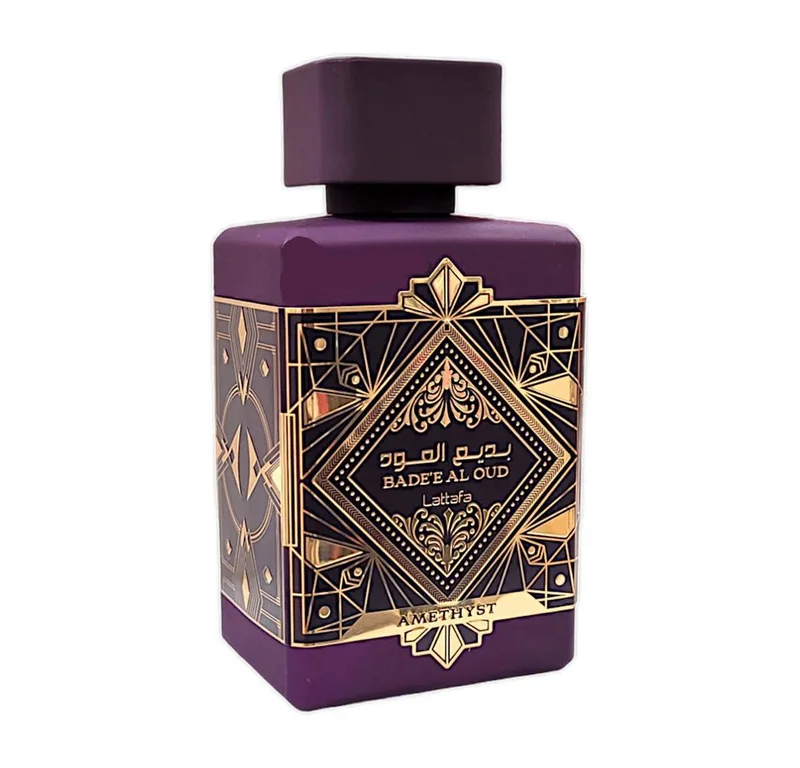 Duft-Set Badee Al Oud,Amethyst, Noble Blush EDP + Parfümzerstäuber (leer), 1-tlg. fra Lattafa – produktbillede 3 af 5