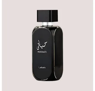 Duft-Set Hayaati Eau de Parfum 100 ml + Parfümzerstäuber (leer) von Lattafa – Produktfoto 2 von 2