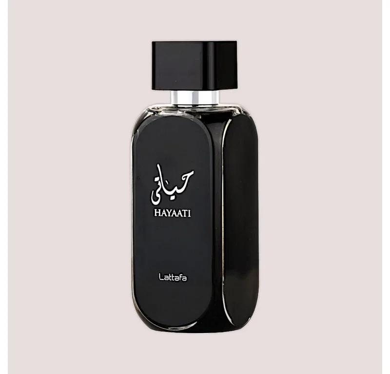 Duft-Set Hayaati Eau de Parfum 100 ml + Parfümzerstäuber (leer) von Lattafa – Produktfoto 2 von 2