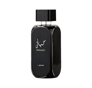 Duft-Set Hayaati Eau de Parfum 100 ml + Parfümzerstäuber (leer) von Lattafa – Produktfoto 1 von 2