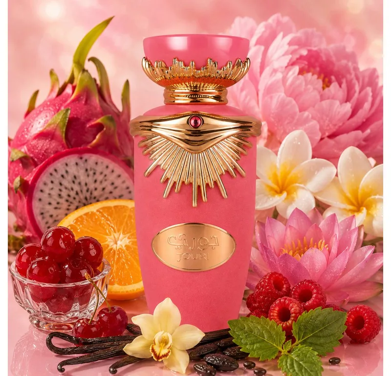 Duft-Set Jouri Eau de Parfum 100 ml + Parfümzerstäuber (leer) Set fra Lattafa – produktbillede 1 af 2