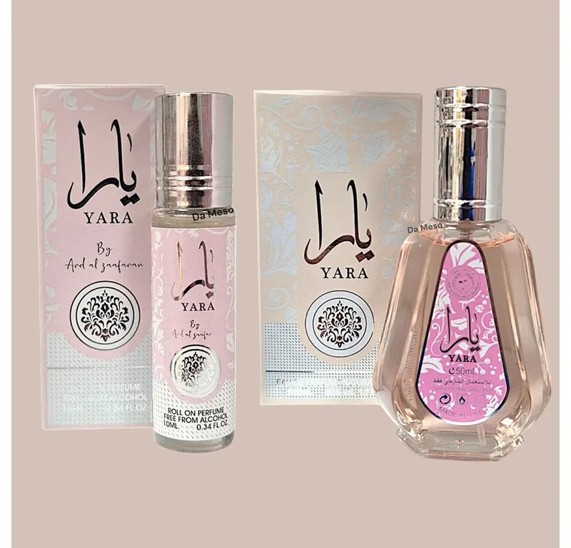 Duft-Set Lattafa Parfum Yara Set Eau de Parfum 50ml und Yara Parfümöl 10 ml von Lattafa – Produktfoto 1 von 3
