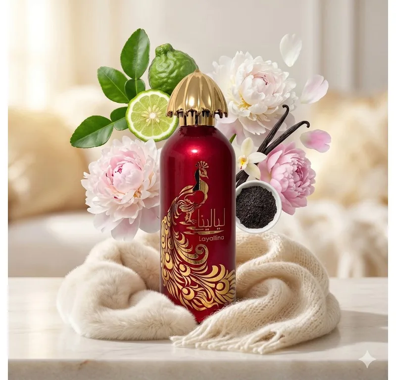 Duft-Set Layalina Eau de Parfum 100ml + Parfümzerstäuber (leer) Set från Lattafa – produktbild 1 av 3