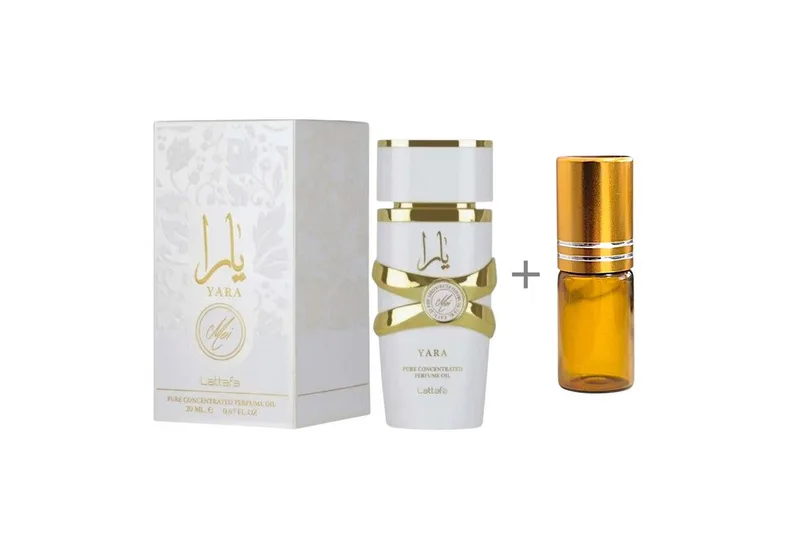Duft-Set Parfümöl Candy, Moi, Tous, Yara Concentrate Oil 20ml + leerer Roll-On, 1-tlg. fra Lattafa – produktbillede