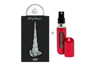 Duft-Set Pride Art Of Arabia I Eau de Parfum 100 ml + Parfümzerstäuber (leer) fra Lattafa – produktbillede 1 af 3