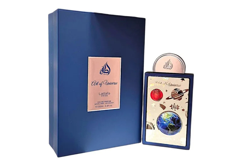Duft-Set Pride Art Of Universe EDP Frische Duft + Parfümzerstäuber leer fra Lattafa – produktbillede 3 af 5