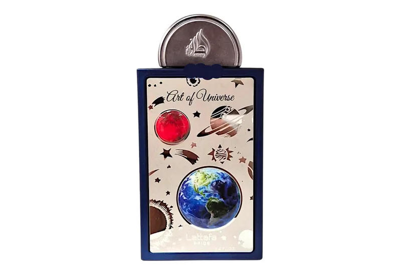 Duft-Set Pride Art Of Universe EDP Frische Duft + Parfümzerstäuber leer fra Lattafa – produktbillede 5 af 5