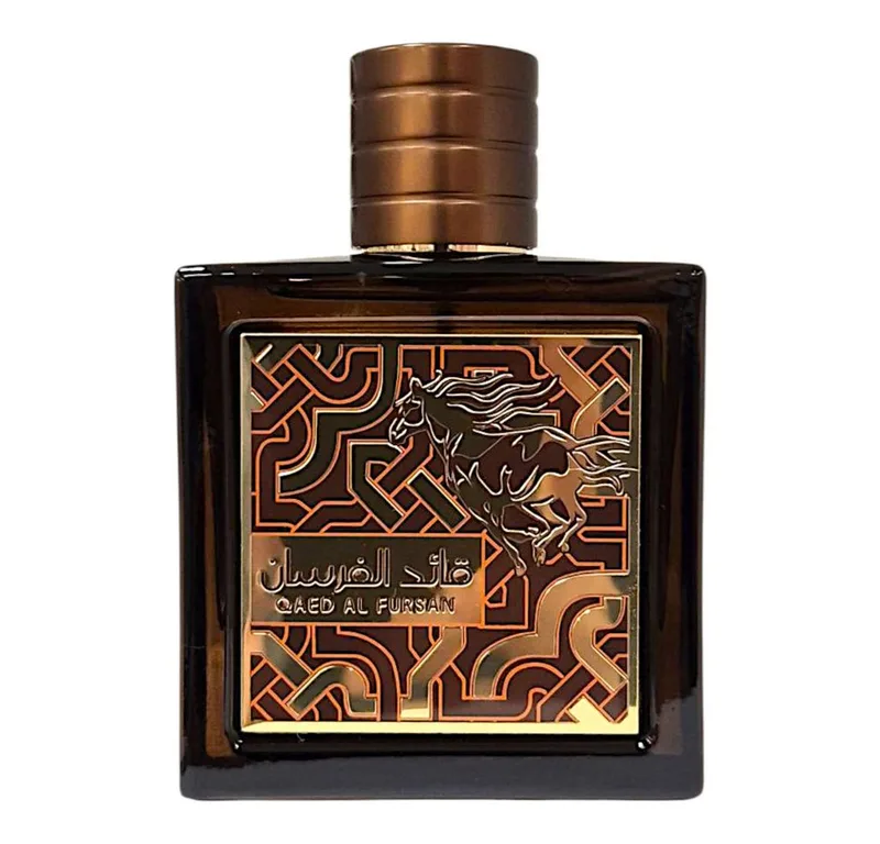 Duft-Set Qaed Al Fursan Untamed Eau de Parfum + Parfümzerstäuber (leer) Set fra Lattafa – produktbillede 4 af 4