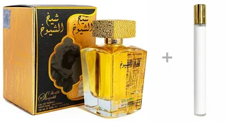 Duft-Set Sheikh Al Shuyukh Luxe Edition Eau de Parfum (EDP) Damen Herren Spray, Orientalisch-würziger Duft mit Rose, Safran und Zimt fra Lattafa – produktbillede 2 af 2
