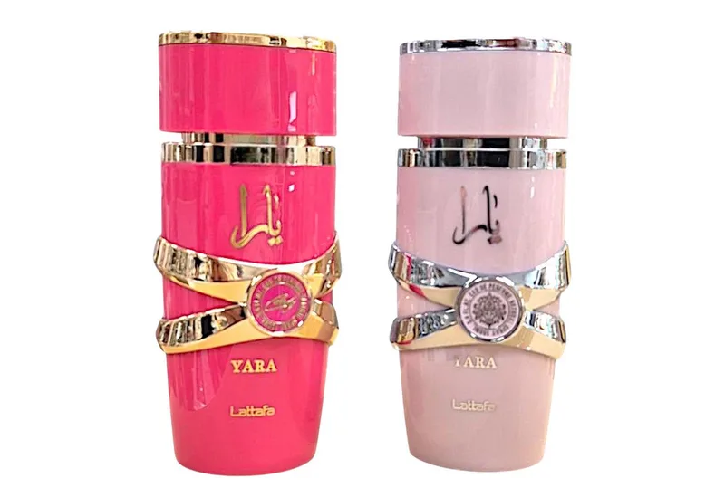 Duft-Set Yara und Yara Candy Set EDP 2x100ml + Parfümzerstäuber (leer) Set von Lattafa – Produktfoto 2 von 2