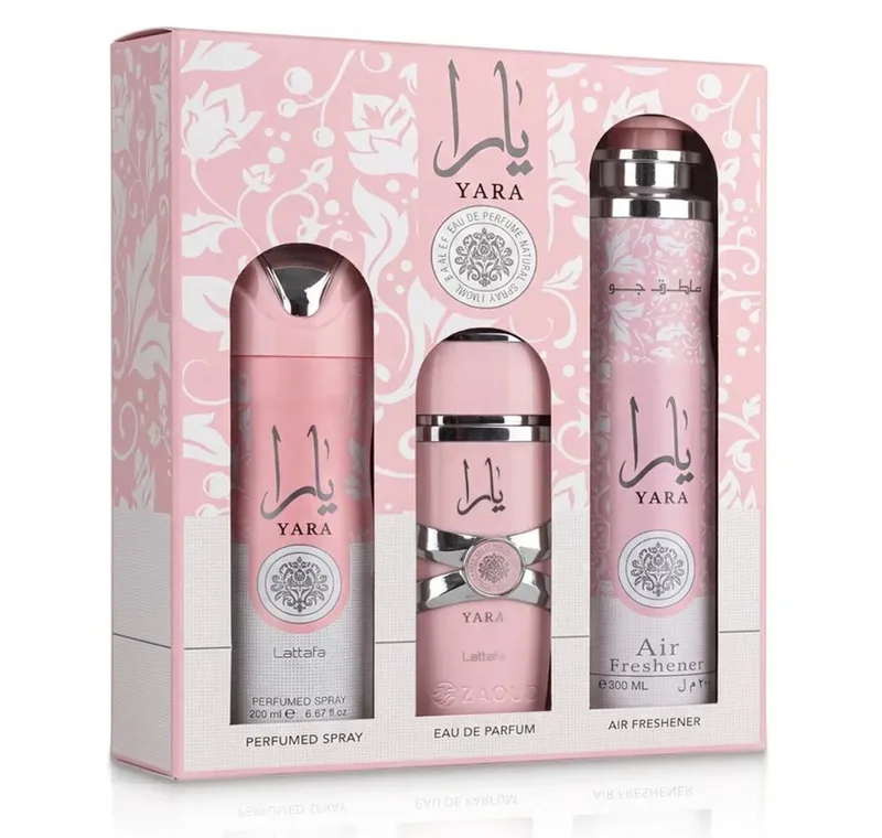 Eau de Parfum Yara Geschenkset für Damen - Duftkreationen von Lattafa – Produktfoto 2 von 2