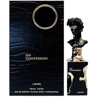 His Confession Eau De Parfum For Men van Lattafa in 100 ml – productfoto 1 van 2