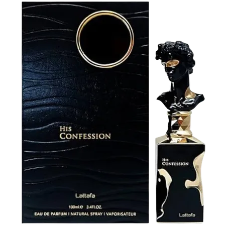 His Confession Eau De Parfum For Men van Lattafa in 100 ml – productfoto 1 van 2