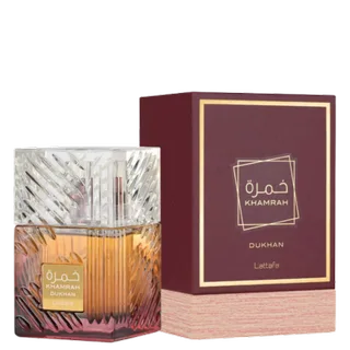 Khamrah Dukhan Eau De Parfum van Lattafa in 100 ml – productfoto 1 van 2