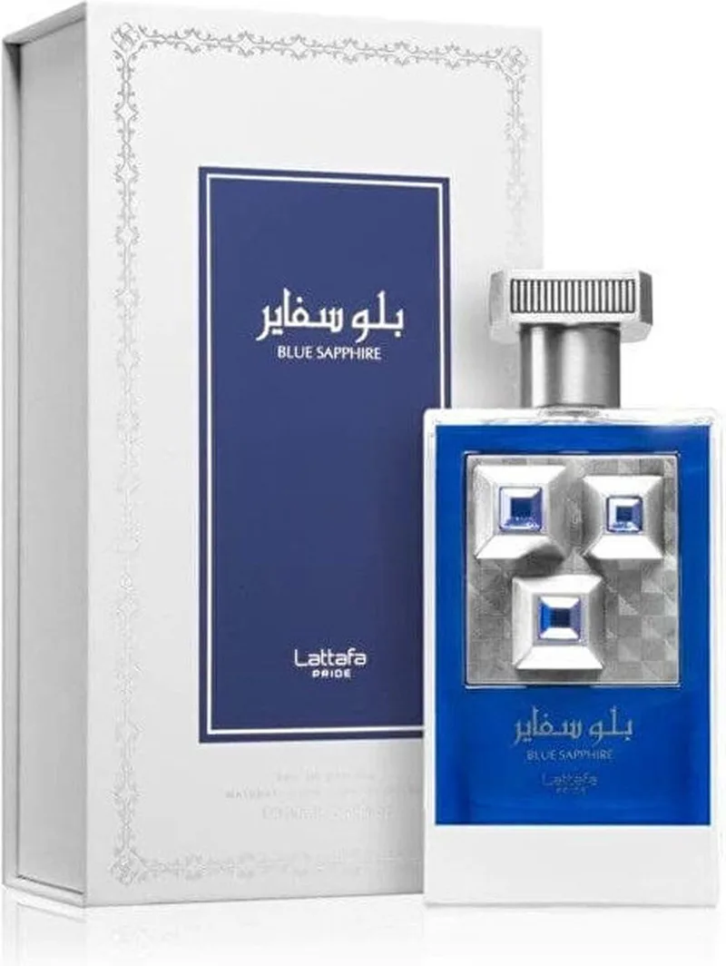 Lattafa Pride Blue Sapphire eau de parfum spray (unisex) von Lattafa in 100 ml – Produktfoto