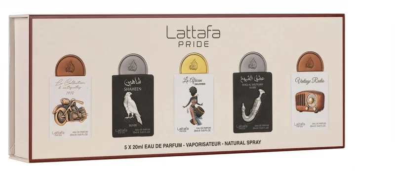 Lattafa Pride Collection Box 5 - Eau de Parfum - 5 x 20 ml by Lattafa – product photo 1 of 3