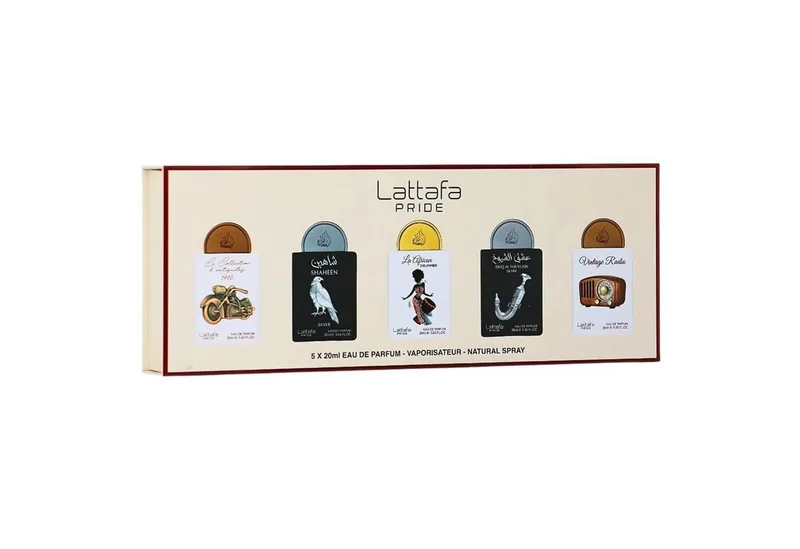 Lattafa Pride Collection Box 5 - Eau de Parfum - 5 x 20 ml by Lattafa – product photo 2 of 3