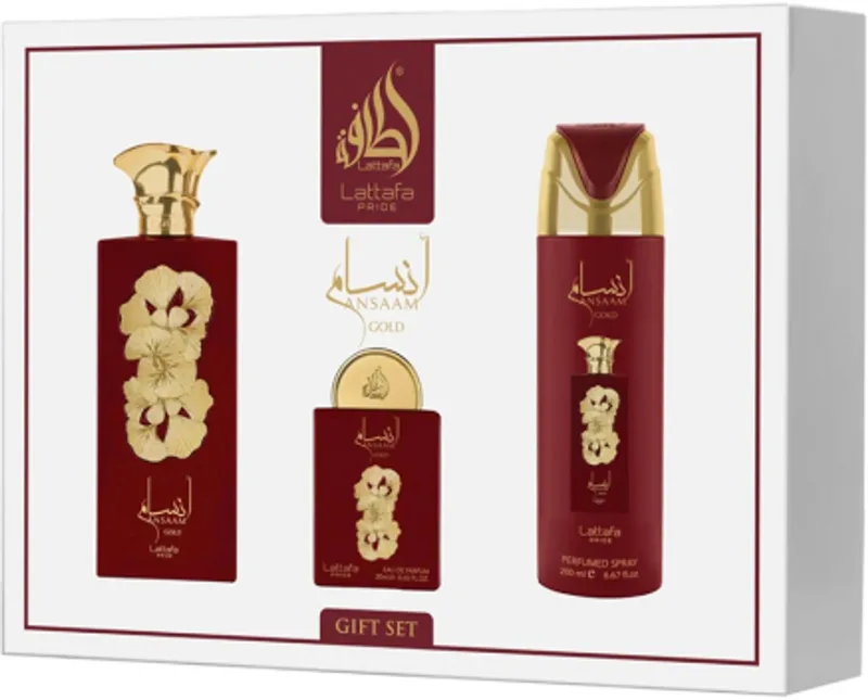 Pride Ansaam Gold Eau de Parfum Giftset fra Lattafa – produktbillede