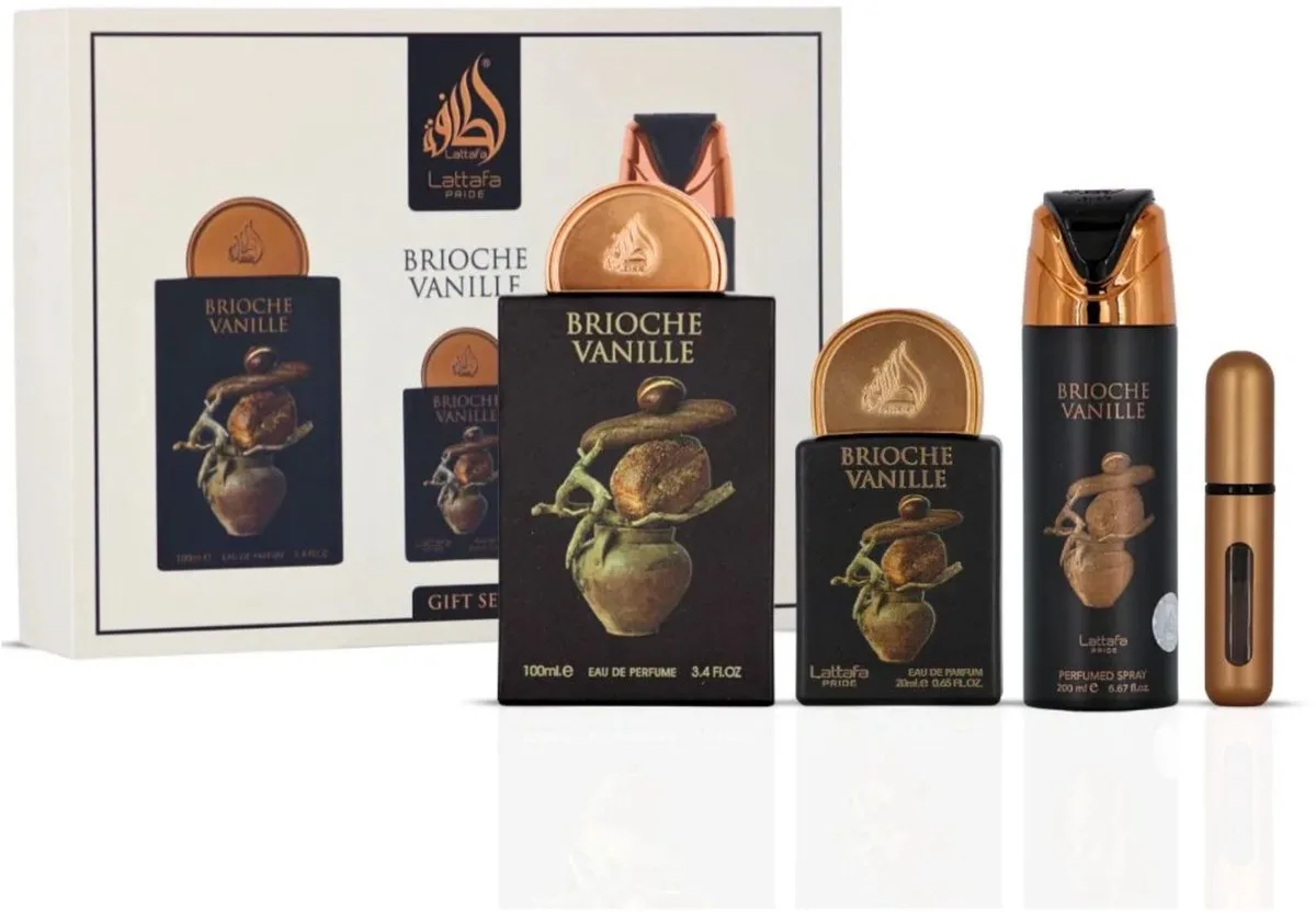 Pride Brioche Vanille Eau de Parfum Giftset fra Lattafa – produktbillede