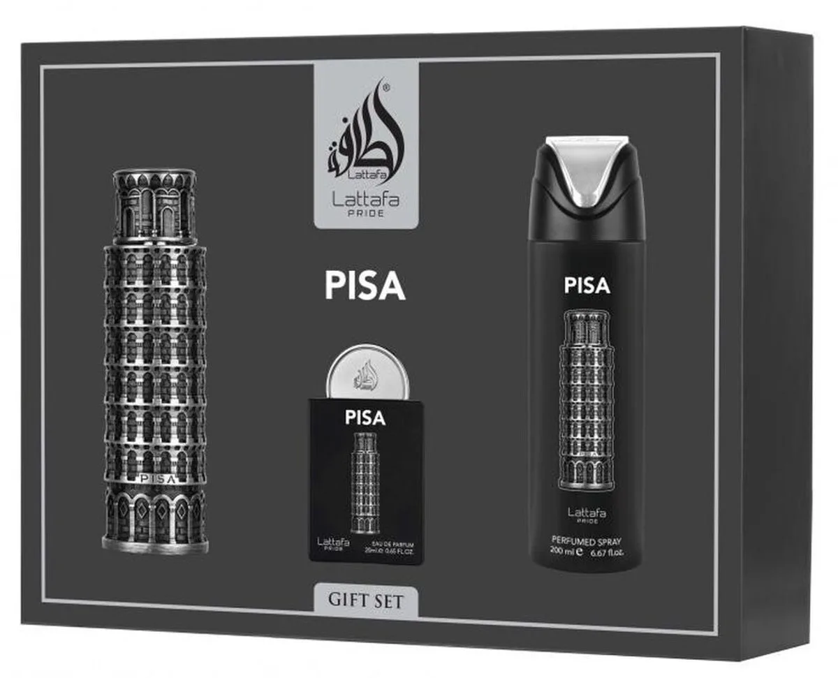 Pride Pisa Eau de Parfum Giftset - 320ml van Lattafa – productfoto