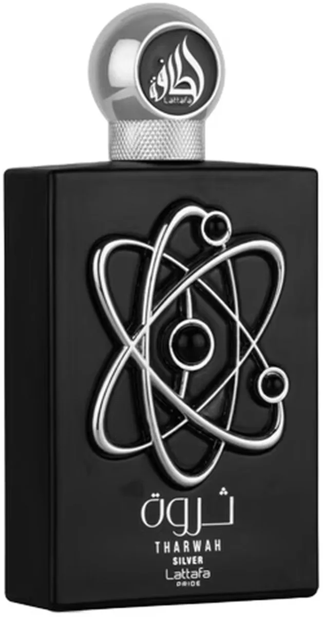 Pride Tharwa Silver Eau de Parfum van Lattafa in 100 ml – productfoto