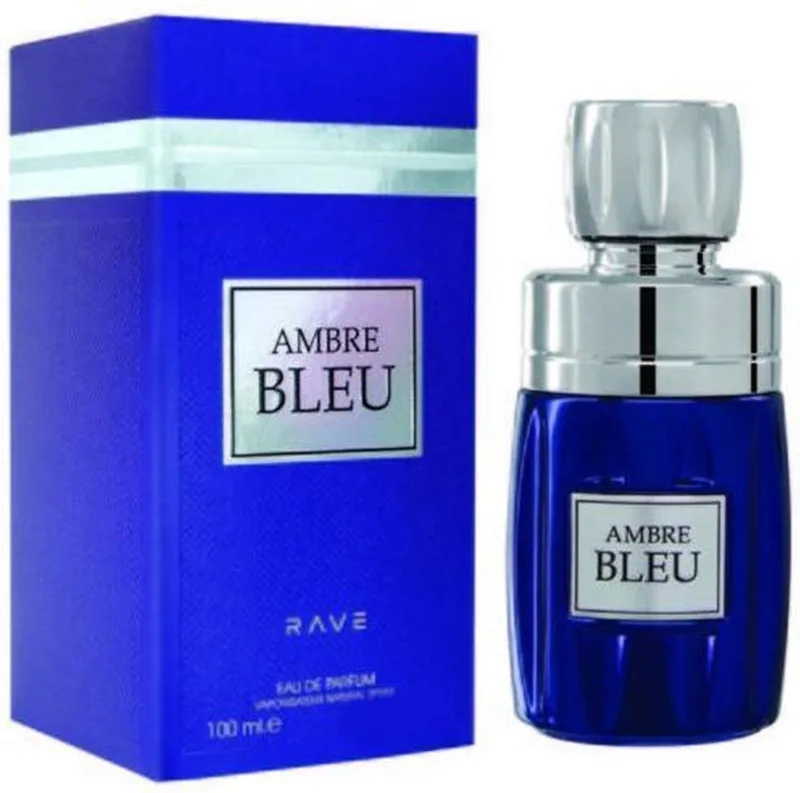 Rave AMBRE BLEU Eau de Parfum fra Lattafa i 100 ml – produktbillede