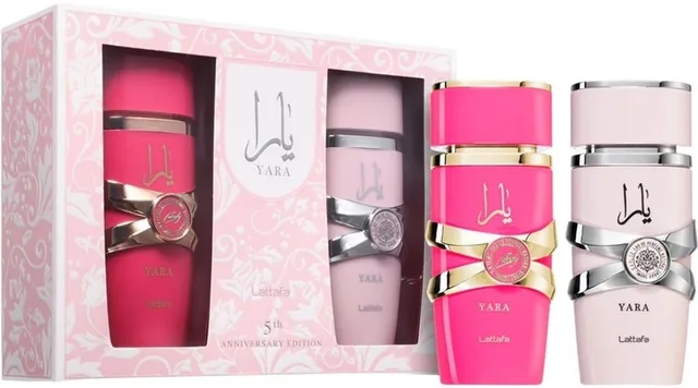 Yara 5th Anniversary Edition Giftset - Yara Candy 100 ml eau de parfum spray + Yara 100 ml eau de parfum spray - Cadeauset voor dames
