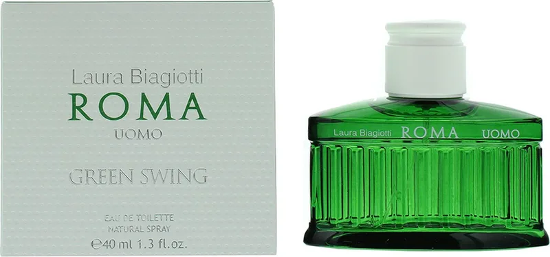 Roma Uomo Green Swing, Eau de Toilette de Laura Biagiotti en 40 ml – photo du produit 1 sur 2