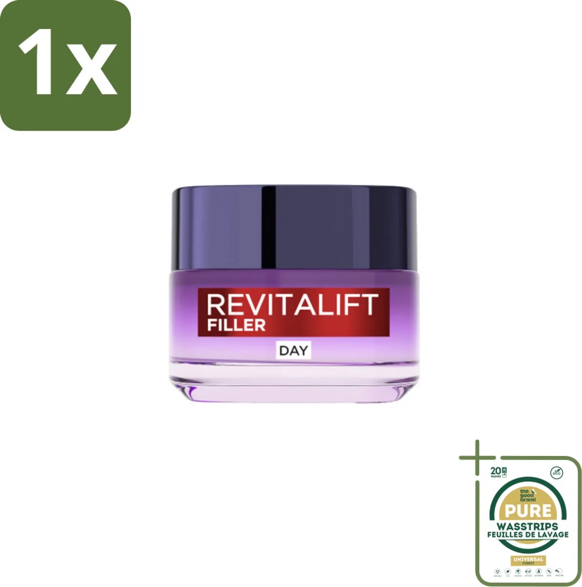 1 x L'Oréal Revitalift Filler Dagcrème Anti-rimpel Crème - Anti-aging Crème - Hyaluronzuur Crème - Fibroxyl Crème - Gezichtsverzorging de L'Oréal Paris en 50 ml – photo du produit
