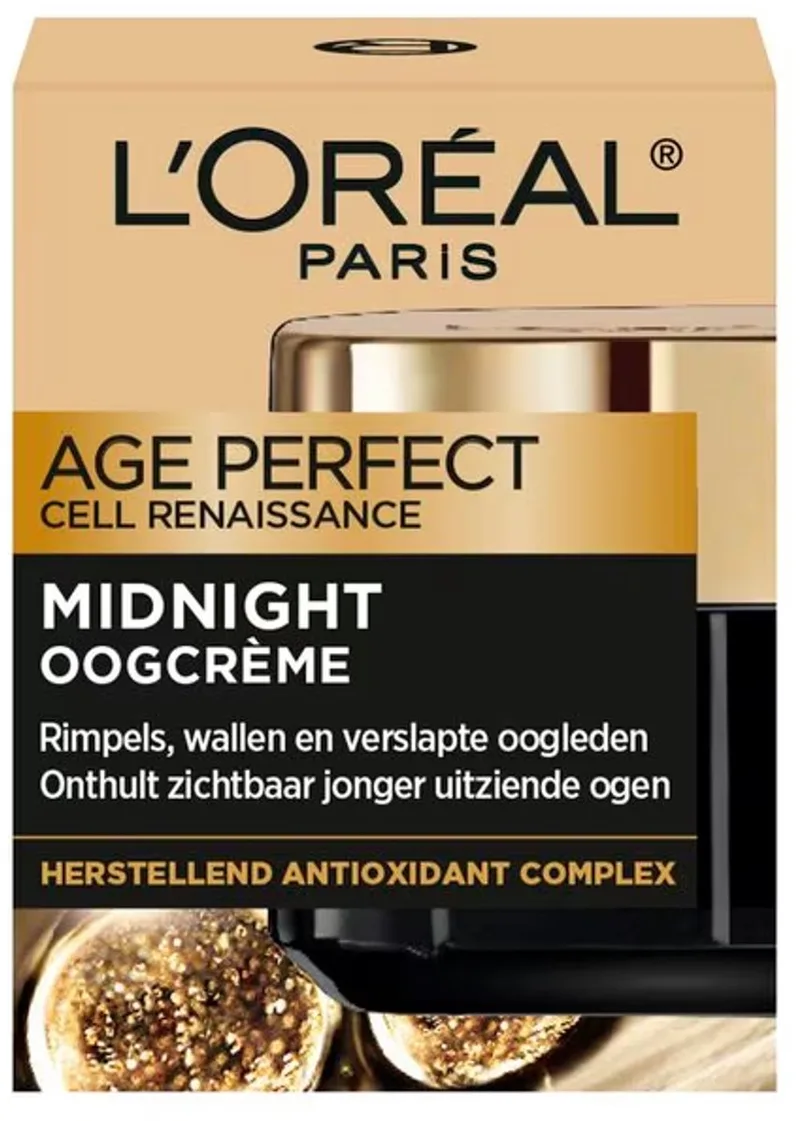 Age Perefect Midnight Oogcrème de L'Oréal Paris en Noir – photo du produit