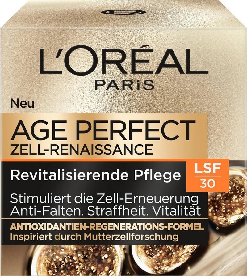 Age Perfect Cell Renew Regenerating Cream Day SPF 30 Gezichtscrème fra L'Oréal Paris i 50 ml – produktbillede 3 af 5