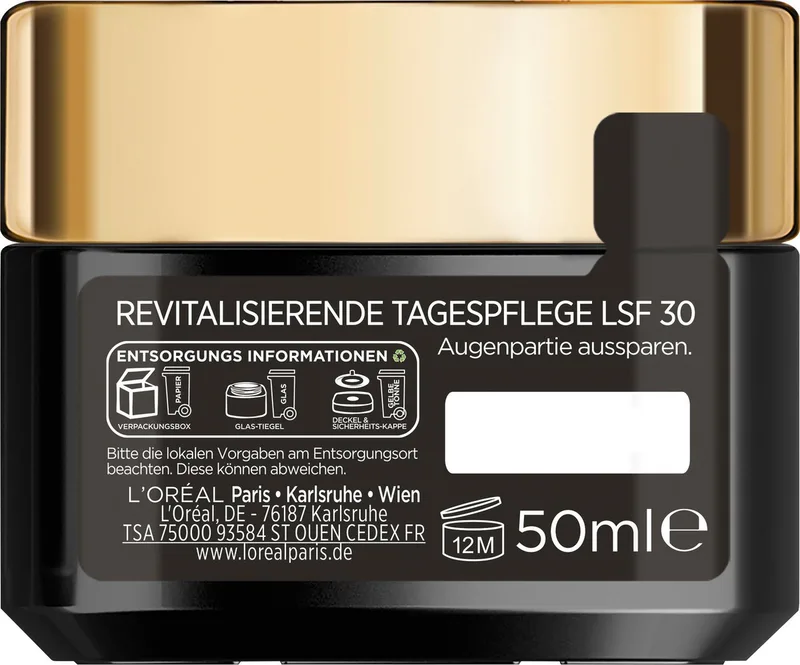 Age Perfect Cell Renew Regenerating Cream Day SPF 30 Gezichtscrème fra L'Oréal Paris i 50 ml – produktbillede 5 af 5