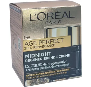 Anti-Aging-Creme Anti Falten Regenerierende Nachtcreme Age Perfect fra L'Oréal Paris i 50 ml – produktbillede 1 af 2