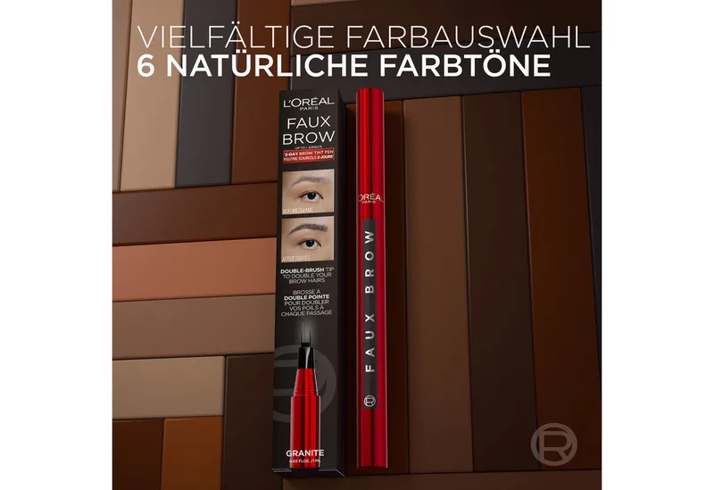 Augenbrauen-Stift INFAILLIBLE BROWS FAUX BROW AUGENBRAUENSTIFT, für doppeltes Augenbrauenvolumen fra L'Oréal Paris i Hvid – produktbillede 3 af 4