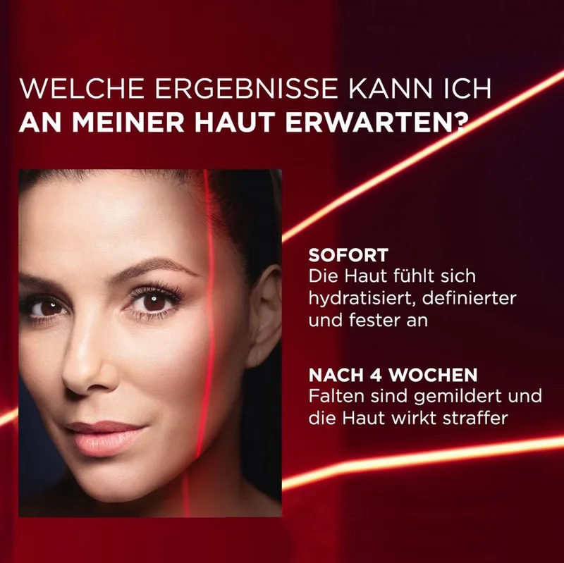 Augencreme REVITALIFT LASER X3 ANTI-AGE AUGENPFLEGE, RevitaLift Laser X3 Anti-Age Pflege, wirkt abschwellend, mildert Falten, gegen Falten und Augenringe von L'Oréal Paris in Rot – Produktfoto 5 von 5