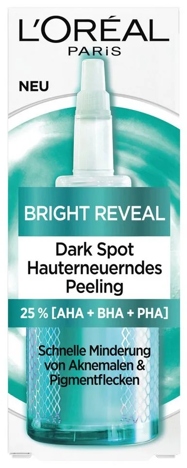 Bright Reveal Dark Spot huidvernieuwende Peeling 25 % [AHA + BHA + PHA Gezichtsscrub von L'Oréal Paris in 25 ml – Produktfoto 3 von 5