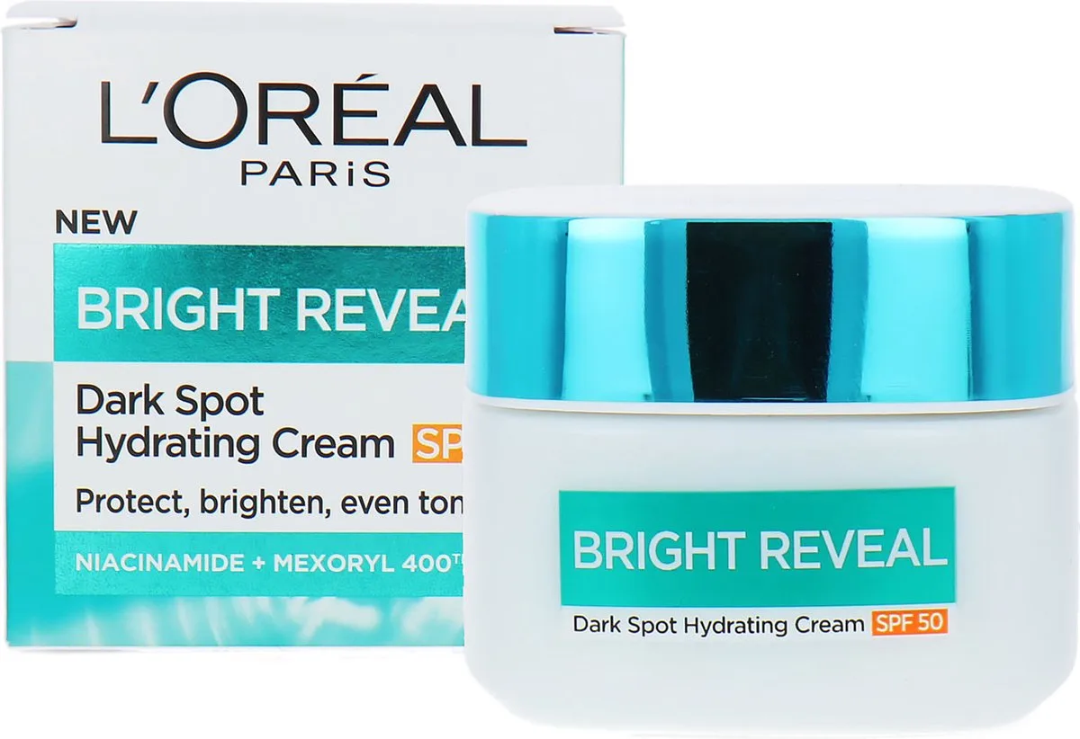 Bright Reveal Dark Spot Hydrating Cream SPF 50 von L'Oréal Paris in 50 ml – Produktfoto