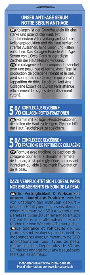 collageen expert Anti-Age Serum Serum fra L'Oréal Paris i 30 ml – produktbillede 5 af 5