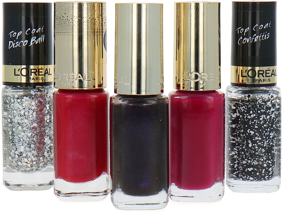 Color Riche 5 X 5 ml Mini Nagellak - Set AF de L'Oréal Paris en Multicolore – photo du produit