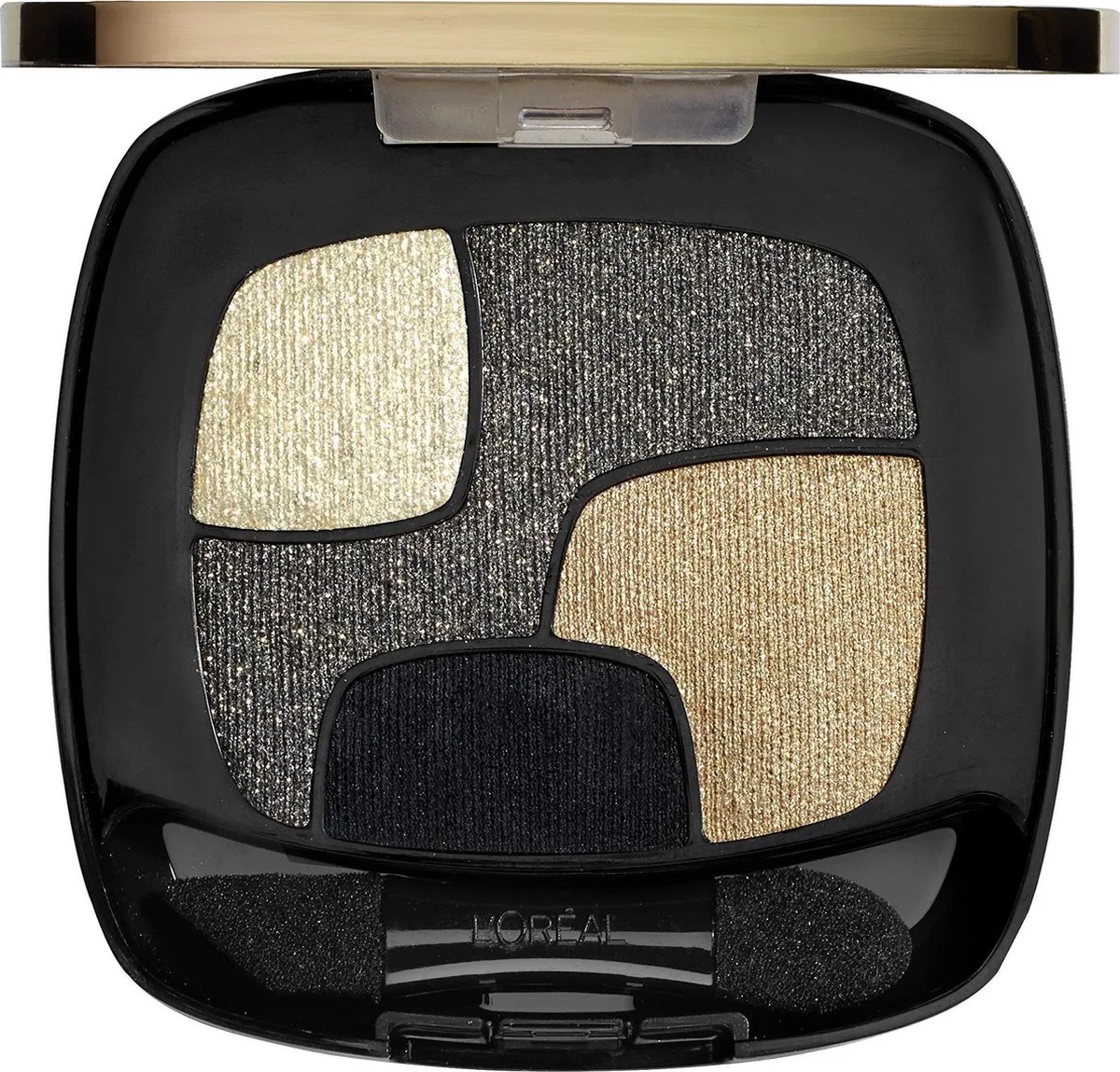 Color Riche Quad eyeshadow P14 Golden Black de L'Oréal Paris en Or – photo du produit