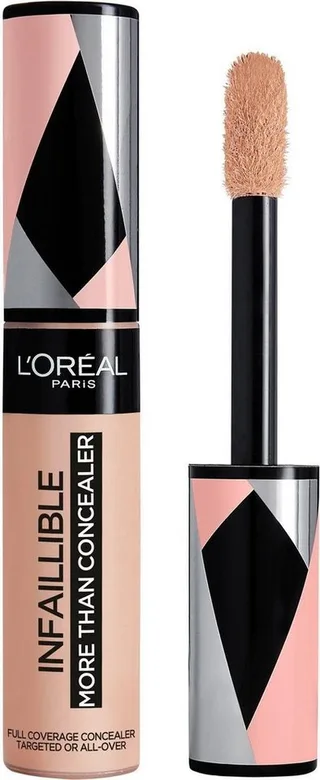 Concealer INFAILLIBLE 24h MORE THAN CONCEALER, hohe Deckkraft, Alleskönner: Abdecken, Auffrischen, Konturieren fra L'Oréal Paris i Brun – produktbillede 2 af 3