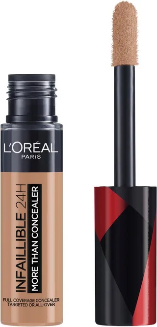 Concealer INFAILLIBLE 24h MORE THAN CONCEALER, hohe Deckkraft, Alleskönner: Abdecken, Auffrischen, Konturieren de L'Oréal Paris en Marron – photo du produit 2 sur 3